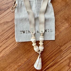 Twine and Twig Shell Necklace